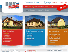 Tablet Screenshot of kmvstavebniservis.cz